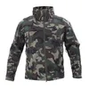 Giacca invernale in pile militare da uomo Soft shell tattico impermeabile militare cappotto mimetico Airsoft Abbigliamento Multicam giacche a vento 201130