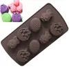 Ferramentas de cozimento de Páscoa Molde de chocolate de Páscoa Formas de ovo de coelho Moldes de fondant geléia e doces 3D DIY T3I516441904890