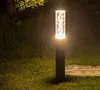 30CM / 50CM Outdoor Jardim Lawn Lâmpada 7W Acrílico Bubbles Bollard Luz Villa Paisagem Caminho Pilar Luz Lawn