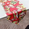 36x180 cm Tavolo da Natale Mallo tappeto natalizio Bandiera per la casa Casa Decorativa Babbo Natale Tapestry Rosso Rosso