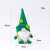 Poupée lapin sans visage de pâques pour enfants, cadeau Gnome de la saint-Patrick, poupée naine, décoration de Table de fête de vacances