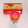 Candles Home Decor Garden Lotus Singing Birthday Party Flash Flower Music Candle Cake Aessories Holiday Supplies Drop Delivery 2021 Ma4B3