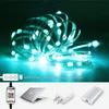 USB Fairy String Lights 2M 5M 10M 20M Waterproof 16 Colors Changing Bluetooth Sliver Wire Lights for Craft Bedroom Ceiling Christmas Decoration