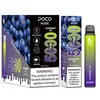 원래 5000 퍼프 담배 Poco 거대한 일회용 Vape 펜 EU 창고 전자 담배 메쉬 코일 충전식 15ML 8 색 장치 최신 증기 펜