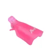 Plast nagelkonst blöt av cap clip uv gel polska remover wraps nagellack remover clips nagelrenare avfettningskonstverktyg