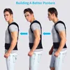 Houding Corrector Back Houding Brace Sleutelbewijs Ondersteuning Stop Slouching en Hocting Verstelbare Back Trainer Unisex Gratis verzending