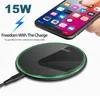 15W Qi Wireless Charger Pad für IPhone 12 13 Pro Max Mini 11 XS 8 Spiegel Schnellladung Samsung S20