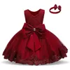 Sukienka urodzinowa dla dziewczynek dla dziecka Bożego Narodzenia Baby Girl Sukienki 1 2 lata dziecięce przyjęcie urodzinowe Vestido Toddler Outfits303o4223466