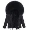 Man 7XL Fur Coat Parkas Winter Jacket Coat Vattentät Parka Big Real Fur Collar Natural Liner Long Ytterkläder