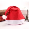 Julhatt Vuxen Barn Julklapp Röd Non-Woven Cloth Hat för Santa Claus Kostym Juldekoration