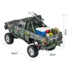 HG-P417 1/10 2.4G 4WD Middle East Pickup Truck Crawler Climbing RC Remote Control Electric Model Car Adult Kids Toy Gifts