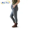 Grande taille hiver maternité velours leggings XL XXL 3XL 4XL réglable haute élastique legging pantalon pour femmes enceintes vêtements chauds LJ201119