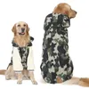 Vinterhundkläder för medelstora stora S Golden Retriever Warm Down Jacket Förtjockad kamouflagrock husdjur kläder y200917268h