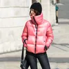 Winter 2020 Weibliche Jacke Weiße Ente Unten Kurze Mode Freizeit Parkas Mantel Dicke Warme Lose Beiläufige Übergroßen Frauen Jacke A66