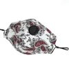 Paisley Anti Pollution Designer Face Mask Damm Respirator Tvättbara återanvändbara masker med andningsventilen kan vara filter