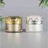5/10/15 / 20g goud zilver acryl top kwaliteit lotion diy potten leeg gezicht voet masker peel hervulbare fles containers reizen set