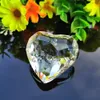 Aquarium Rock Dekor 3D Herzform Kristall Anhänger Glas klar Kronleuchter Kristalle Suncatcher Kristall Prismen hängen DIY Hochzeit Home Decor 45 mm H jllHZl