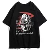 Engel des Todes Rachel Gardner Isaac Foster Anime T-Shirt Männer Frauen Harajuku Sommer 90er Jahre Mode Gothic Ulzzang Hip Hop Tops T-Shirts Y220208