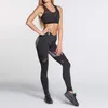 NORMOV Leggings d'épissure en forme de coeur femme Casual Mesh Athleisure Vêtements Élastique Sporting Leggings Femmes Pantalons 201203