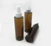 30 X 150 ml bouteilles rechargeables vides ambre en plastique parfum atomiseur vaporisateur bouteille maquillage en gros disponible