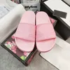 2021 Designerskor Lyxiga män Kvinnor Sandaler Slide Summer Fashion Wide Flat Slippery With Thick Sandal Slipper Flip Flops