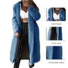 Fashion-Höst Winter Fur Coat Kvinnor Casual Loose Solid Long Coat Varm Kvinna Retro Tjock Faux Fur Jacka Plush Outwear