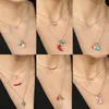 Pendanthalsband Vintage Fashion Multilayered Chain Natural Stone Necklace For Women Gold Metal Pearl Choker TREATER JEWELRY1308284