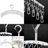 Hangers & Racks Clothing Housekee Organization Home Garden 20 Clips Stainless Steel Windproof Clothespin Laundry Hanger Clothesline Sock Bra