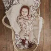 Knitted born Baby Swaddle Wrap Super Soft Organic Cotton Infant Receiving Crib Stroller Throw Blankets 92*86cm 220209