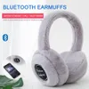 New Wireless Bluetooth headset With Microphone Music Stereo Earphone Winter Earmuffs warm winter band earphone For Women Kids Gift