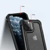 Carbone Fibre Абонепробиваемый телефон для iPhone 13 12 11 Pro Max XS XR X 6 7 8 плюс Se2 Samsung S20 Ultra