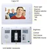 YOBANG Security 7-дюймовый видео дверной телефон Интерком двери колокольчика с ИК-камерой руки - бесплатно два монитора видео Bell1