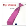 Solid Neck Tie Easy To Wear For Children Boys Girls Students Kid Rope Tie Stage Performance Pograph Graduation Ceremony Black 91286825