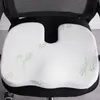 2 W 1 Bambusowe Pamięci Pamięci Pięć Pianek Poduszka Powrót Poduszka Powolne Odbicia Waist Support Set Set Support dla Home Office Health Care Chair Pad 201123