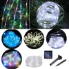 Years Garland Led Solar String Lights Festoon Christmas Fairy Lights Outdoor Garden Street Xmas Party Wedding Decoration 7M 201201