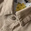 2019 Autumn New Men's Corduroy Jacket Fashion Casual Vintage Jacket and Coats Mane Brand Clothes Khaki Green Blue Coffee T200502