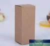 10 boyutu Siyah beyaz Kraft Kağıt karton kutu Ruj Kozmetik Parfüm Şişesi Kraft Kağıt Kutu Esansiyel Yağ Kutusu Packaging
