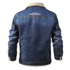 Men Winter Fashion Cowboy Jacket Trendy Warm Fur Liner Denim Thick Jacket Top Coat Mens Jean Jackets Outwear Male Plus 5XL 201116