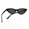 Sunglasses Brand Designer Cat Eye Women Cute Sexy Triangle Sun Glasses For Small Frame Cateye Oculos Vintage Black