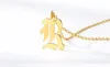 26 beginletter kettingen voor vrouwen brief ketting gouden ketting roestvrij stalen hanger kettingen oud engels lettertype kettingen sieraden cadeau