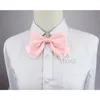 Neck Skies Beautiful Shining Solid Chic College Style Ladies Bowtie Women Girl Студенческая вечеринка для косплей -вечеринки в форме костюма Batterfly1