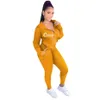 Tute con cappuccio da donna Casual Sport Set da 2 pezzi Completi Abbigliamento sportivo manica lunga da jogging Tuta sportiva Cardigan K8406