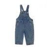 İlkbahar Sonbahar Erkek Kız Rahat Tüm Maç Denim Tulum Çocuk Gevşek Askı Pantolon 1-5Y 201128