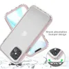 2 in 1 PC TPU衝撃プルーフケースIPhone 12 Mini Pro 11 Pro Max XS XS for Google 4a 5G Pixel 5 Galaxy S20 Fe for LG Velvet携帯電話ケース