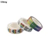 G1257 15mmX5m Washi Tape Homosexual Love Matte Adhesive Tape Rainbow Masking For Stickers Scrapbooking DIY Stationery3203