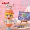 Pop Mart Molly Auktion Serie Leksaker Figur Blind Box Action Figur Födelsedag Gåva Kid Leksak Gratis Frakt LJ201031