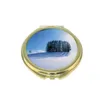 Wholesale Gold Metal Double Side Compact Mirror