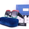 Designer-Sonnenbrillen, Damenmode, Designer-Sonnenbrillen, Damen-Sommermarke, fünffarbige Brillen-Accessoires mit Etui