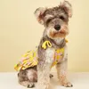 犬のドレスの昇華印刷のフラワードッグアパレル肌に優しいペットプリンセスドレスペットSundress夏の子犬服猫のスカートチワワのためのスカートChihuahua s A295