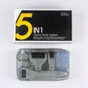 5 I 1 Dermaroller Microneedle Derma Roller White Grey Micro Needling Skin Roller for Facial Beauty Spa av Fast Shipping 7 Days